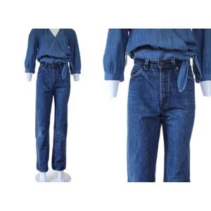 Vintage 1980s Levi’s 509 orange tab straight leg jeans
